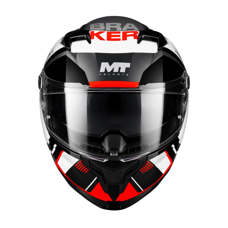 MT Braker SV Inception Helmet B5 Gloss Black/Red/White