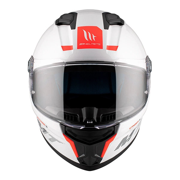 MT Stinger 2 Pure A1 Gloss White Full Face Helmet