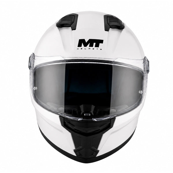 MT Stinger 2 Pure A1 Gloss White Full Face Helmet