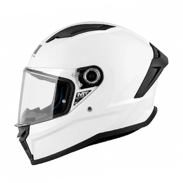 MT Stinger 2 Pure A1 Gloss White Full Face Helmet