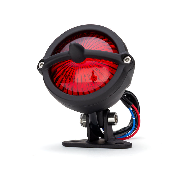 Max-Inc Matte Black Alloy Bobber LED Stop / Tail Light