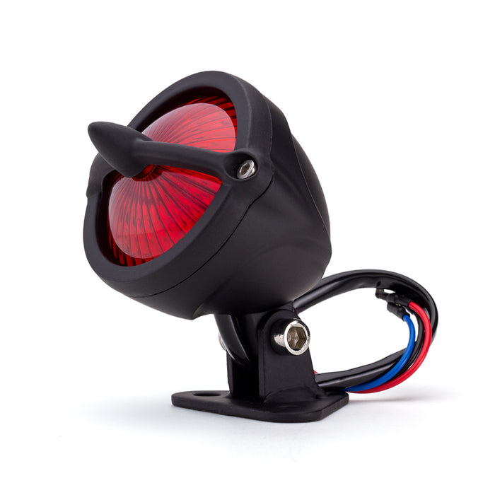 Max-Inc Matte Black Alloy Bobber LED Stop / Tail Light