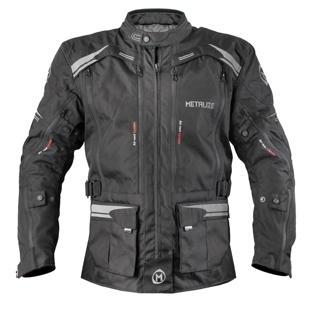 Metalize 440 V2 Padded Adventure Jacket - Black — Maxinc