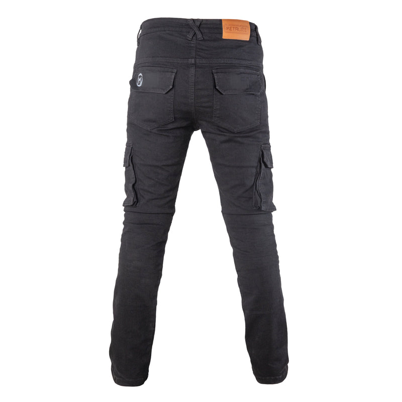 Metalize Black Cargo Pants