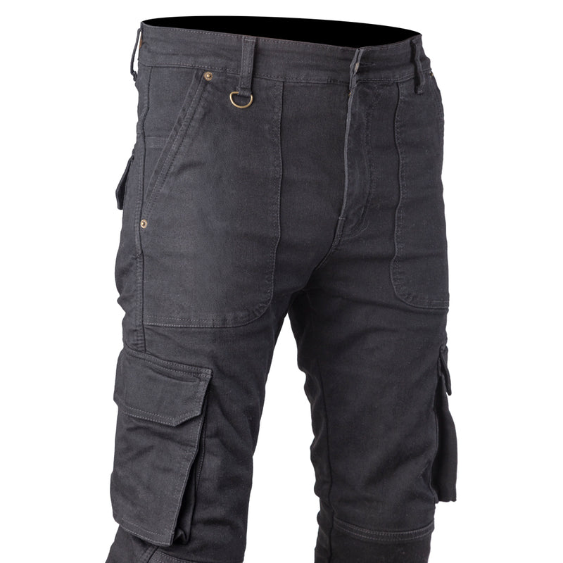 Metalize Black Cargo Pants