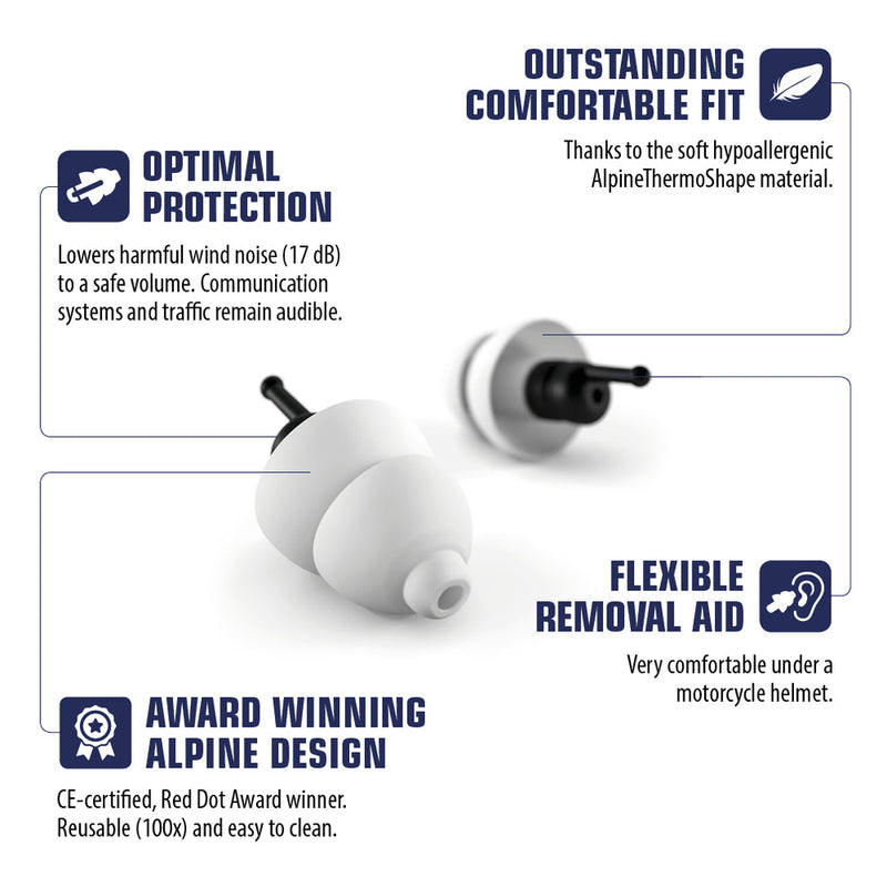 MotoSafe Tour Ear Plugs by Alpine