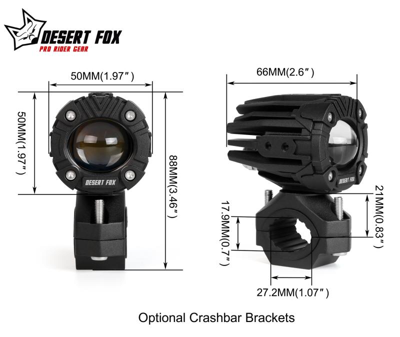 Desert Fox RAPTOR PRO LED Spot Lights