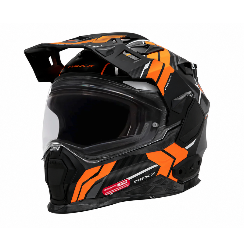 Nexx X.Wed 2 Wild Country Adventure Helmet Black & Orange