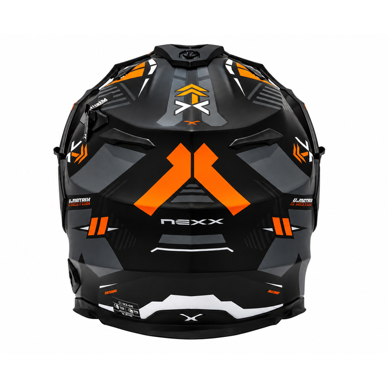 Nexx X.Wed 2 Wild Country Adventure Helmet Black & Orange