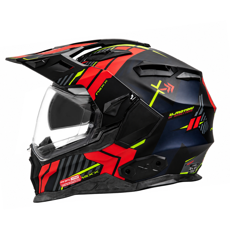 Nexx X.Wed 2 Wild Country Adventure Helmet Black & Red