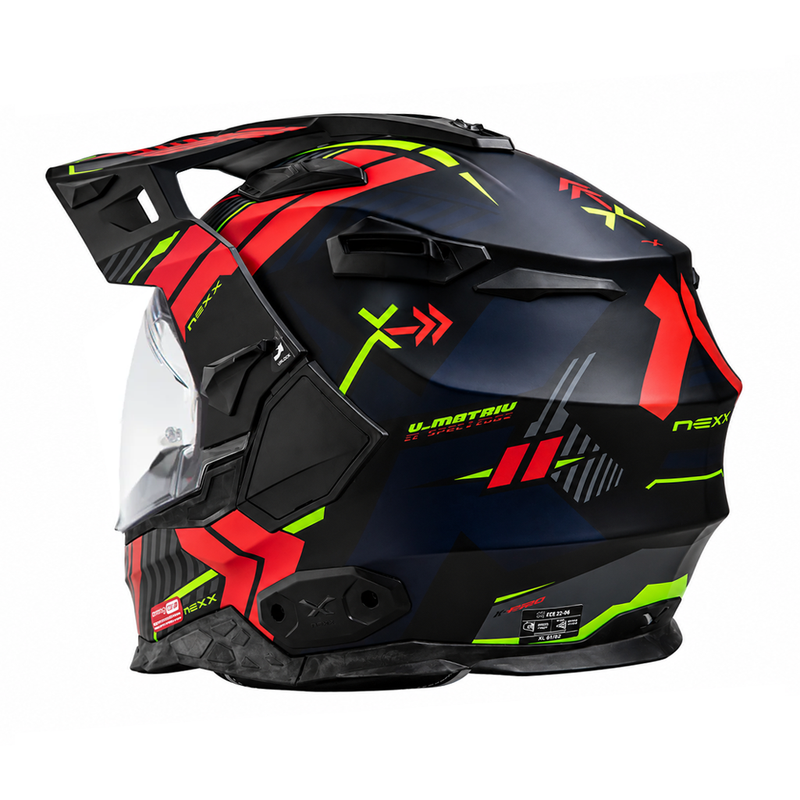 Nexx X.Wed 2 Wild Country Adventure Helmet Black & Red