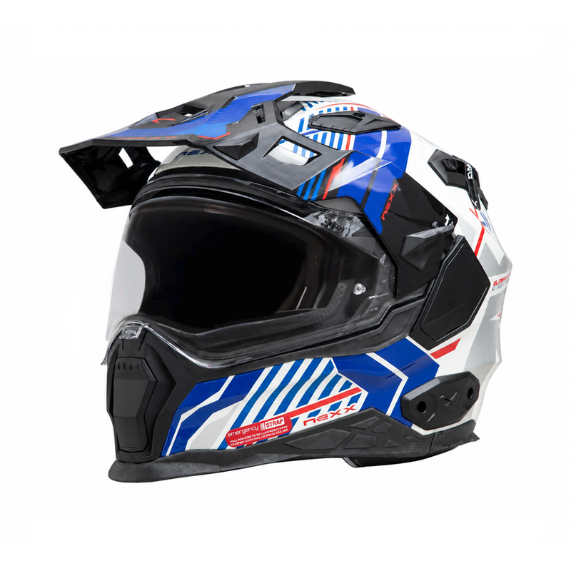 Nexx X.Wed 2 Wild Country Adventure Helmet White & Blue