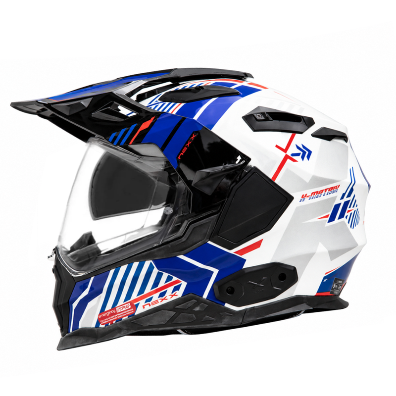 Nexx X.Wed 2 Wild Country Adventure Helmet White & Blue