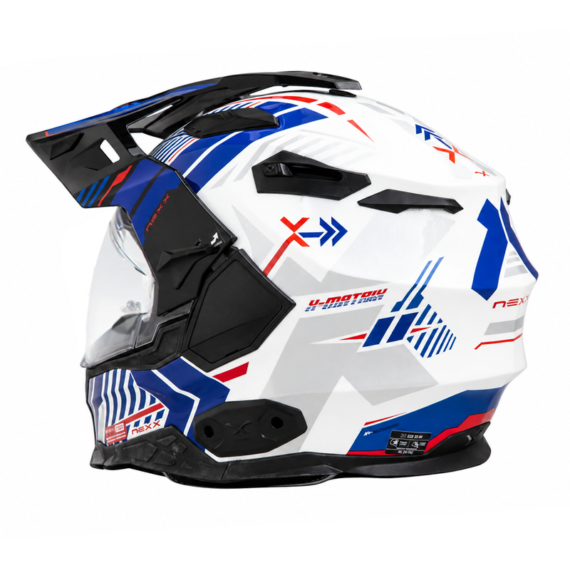 Nexx X.Wed 2 Wild Country Adventure Helmet White & Blue