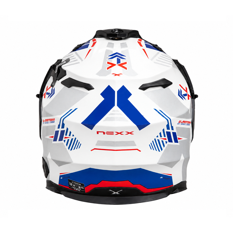 Nexx X.Wed 2 Wild Country Adventure Helmet White & Blue