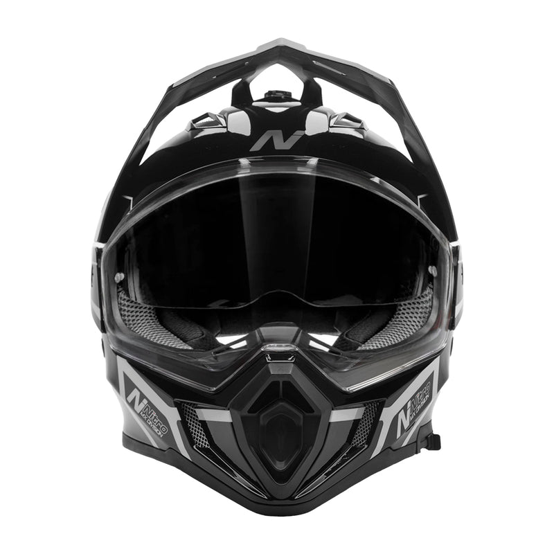 Nitro MX780 Podium Adventure Helmet Black/White
