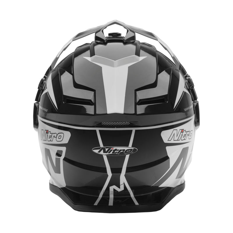 Nitro MX780 Podium Adventure Helmet Black/White