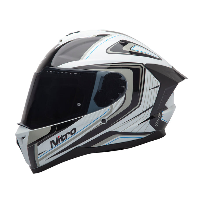 Nitro N700 Contour Black/White/Gunmetal