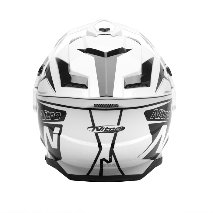 Nitro MX780 Podium Adventure Helmet White/Black