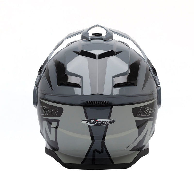 Nitro MX780 Podium Adventure Helmet Black/Gun Grey