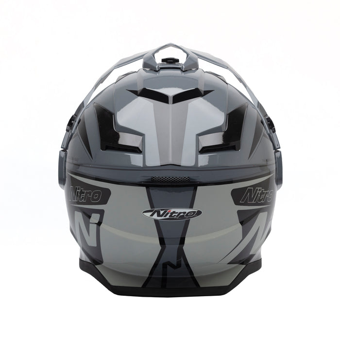 Nitro MX780 Podium Adventure Helmet Black/Gun Grey