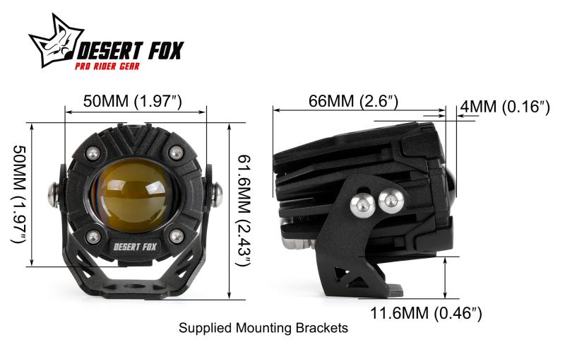 Desert Fox RAPTOR PRO LED Spot Lights