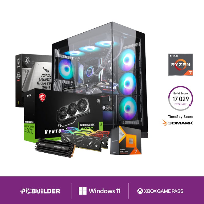 PCBuilder AMD Ryzen 7 7800X3D STRATEGIST Windows 11 Gaming PC-0