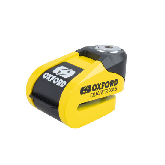 Oxford Quartz XA6 Alarm Disc Lock(6mm pin) Yellow/Black
