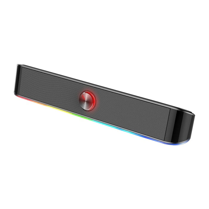 REDRAGON 2.0 Sound Bar ADIEMUS 2 x 3W RGB USB|Aux PC Gaming Speaker - Black-2