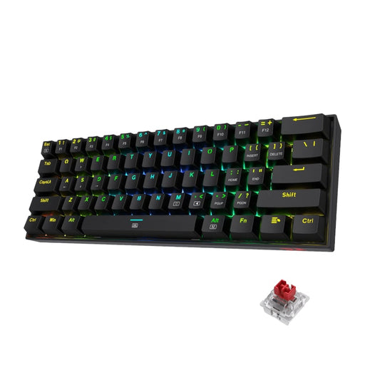 REDRAGON DRAGONBORN Wired Mechanical Keyboard RGB 67Key Design - Black-0