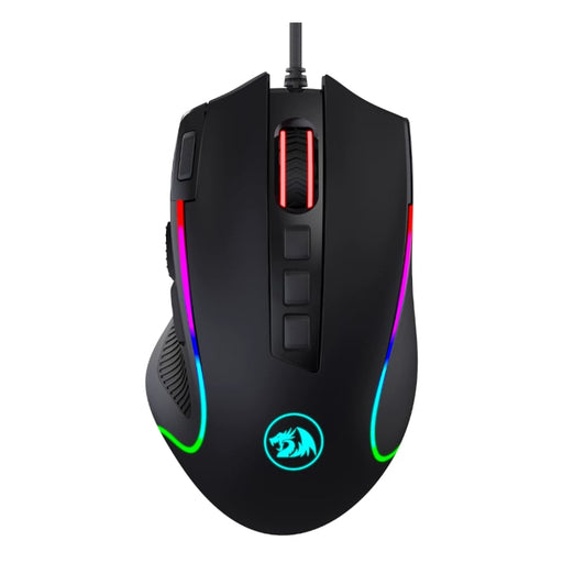 REDRAGON PREDATOR 4000DPI RGB Ergo Gaming Mouse - Black-0