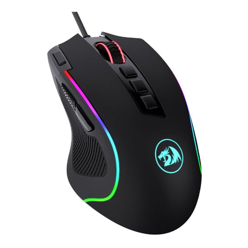 REDRAGON PREDATOR 4000DPI RGB Ergo Gaming Mouse - Black-1