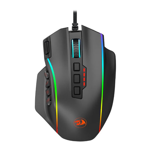 REDRAGON PERDICTION 4 12400DPI RGB MMO Ergo Gaming Mouse - Black-0