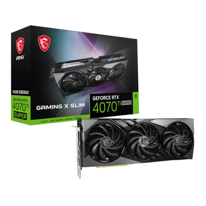 MSI Nvidia GeForce RTX 4070Ti Super Gaming X Slim 16GB Graphics Card-0