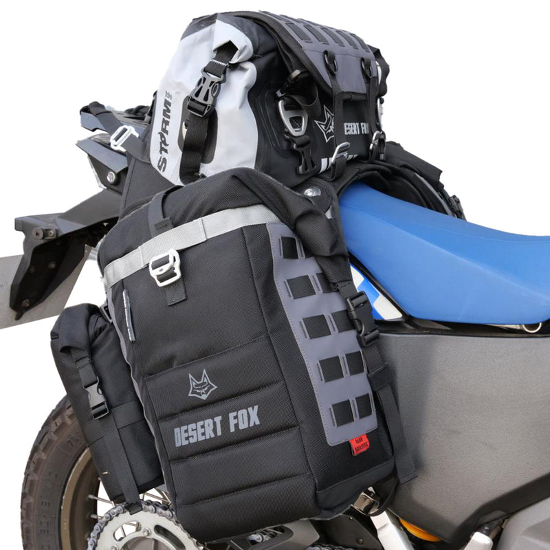 Desert Fox Motorcycle Rackless Pannier Bags