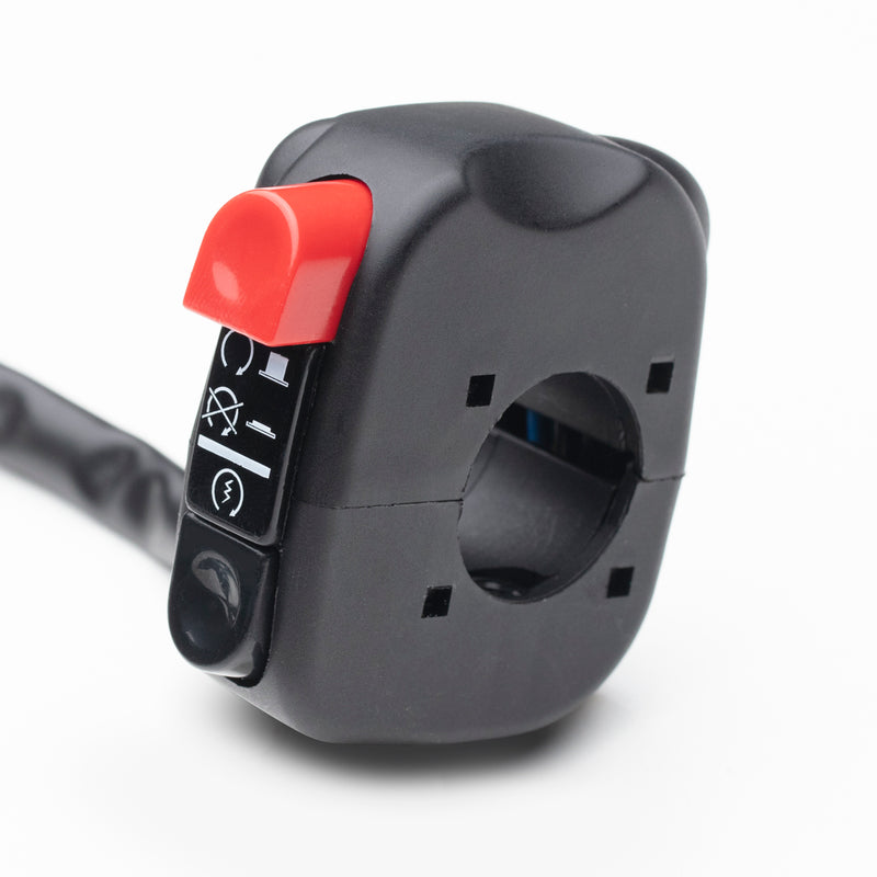 Domino Right Hand Side Electric Switch - Engine Stop/Start - 9A Series