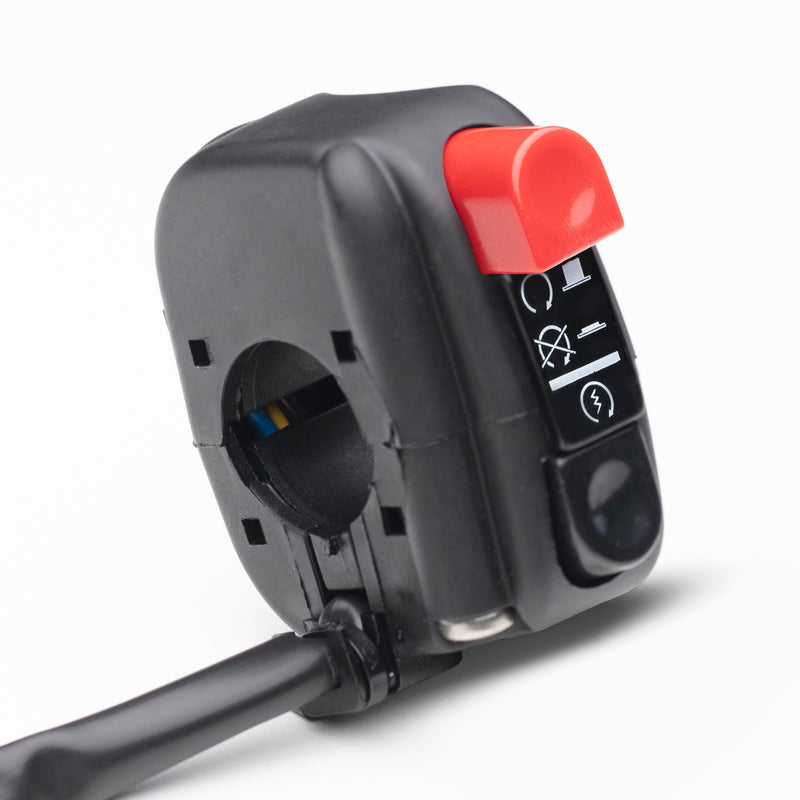 Domino Right Hand Side Electric Switch - Engine Stop/Start - 9A Series