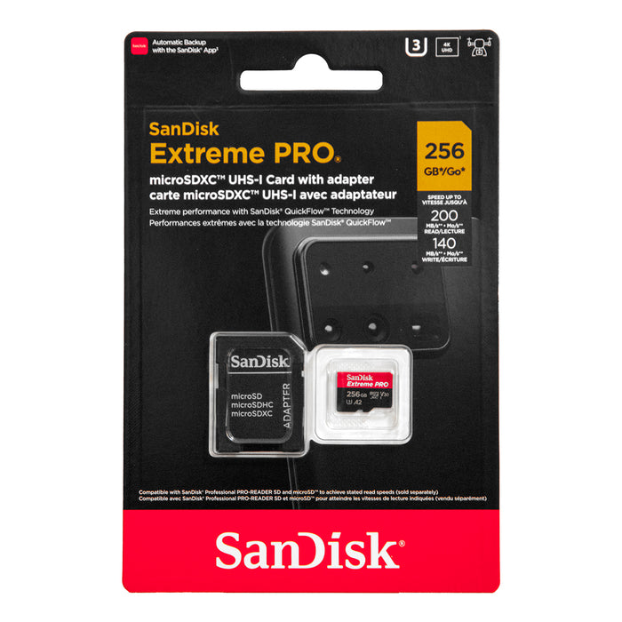 SanDisk Extreme PRO microSDXC™ UHS-I CARD - 256GB