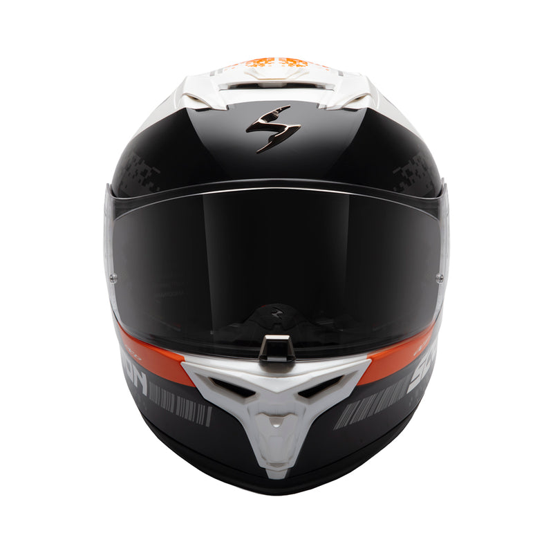 Scorpion EXO-520 EVO Air Titan Full Face Helmet - White/Orange