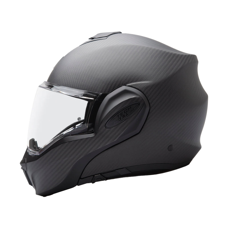 Scorpion EXO Tech Evo Matt Black Carbon Modular Helmet