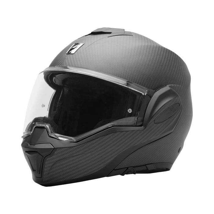 Scorpion EXO Tech Evo Matt Black Carbon Modular Helmet