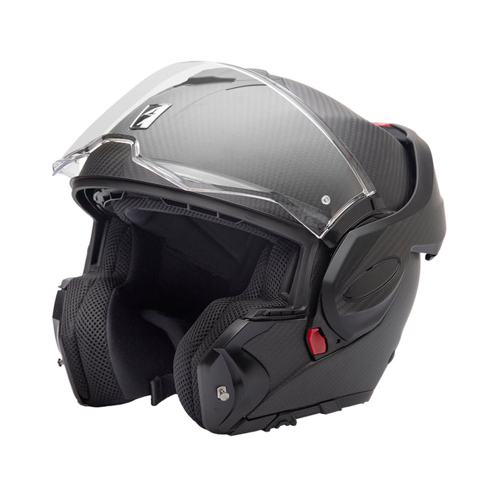 Scorpion EXO Tech Evo Matt Black Carbon Modular Helmet