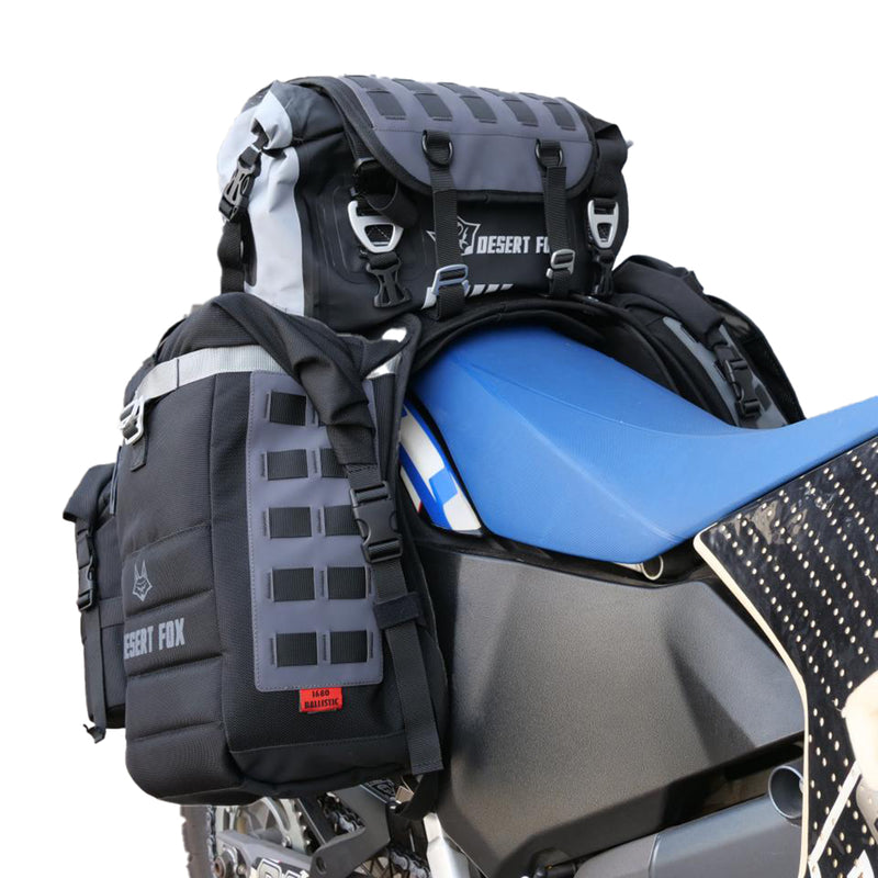 Desert Fox Motorcycle Rackless Pannier Bags