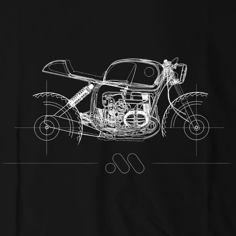 T-Shirt Black - Cafe Racer