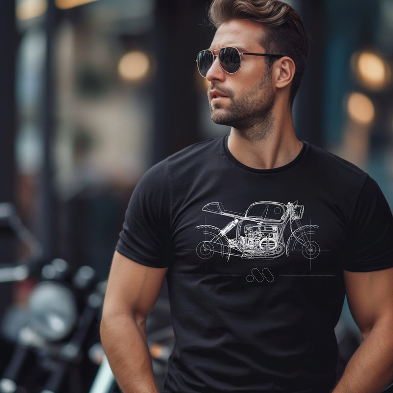 T-Shirt Black - Cafe Racer