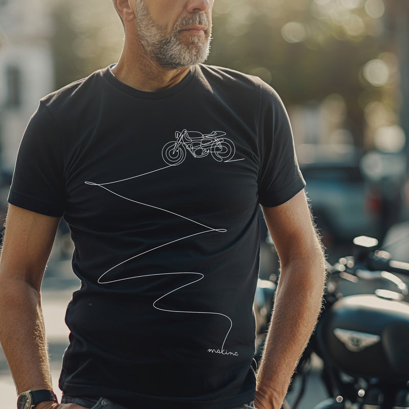 T-Shirt Black - Follow The Flow