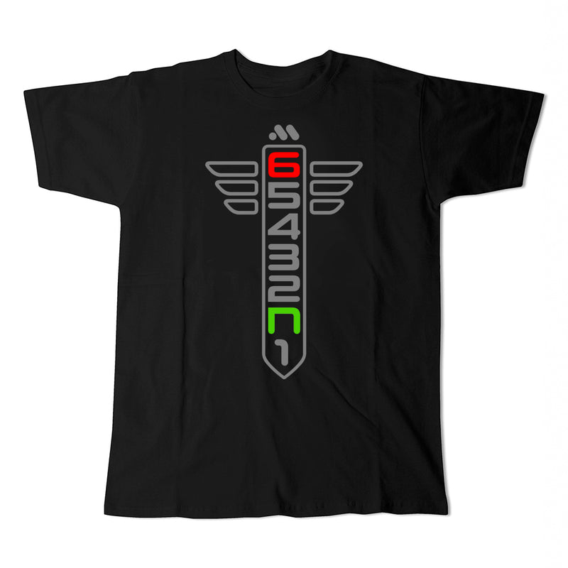 T-Shirt Black - Gear Shift