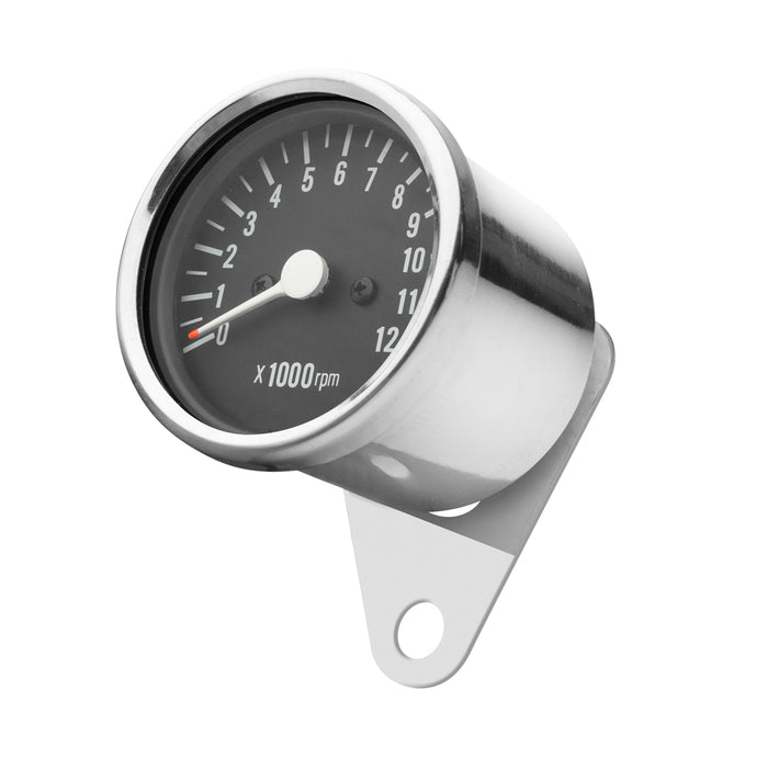 Universal Chrome Tach - 12000rpm