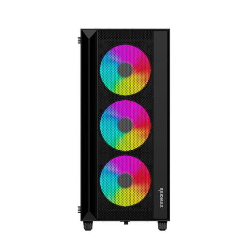 Raidmax V1000TBS ATX | Micro-ATX | Mini-ITX ARGB Mid-Tower Gaming Chassis - Black-1