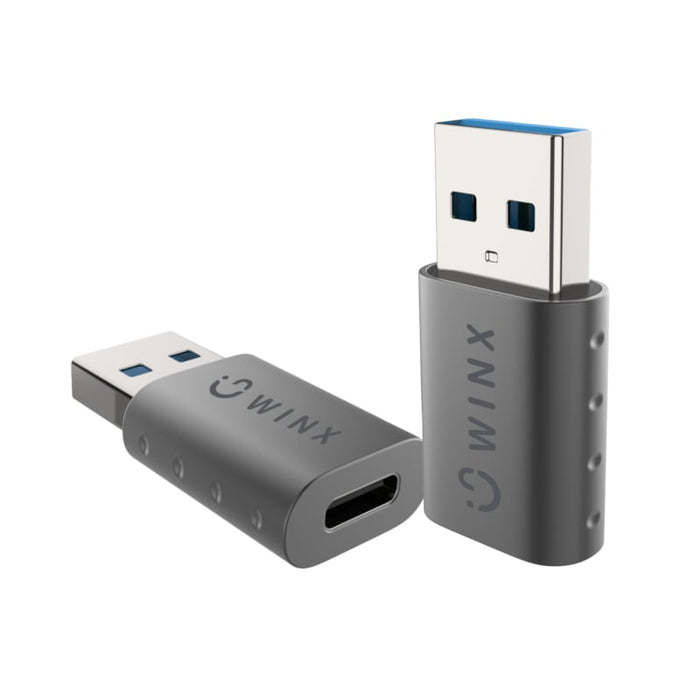 WINX LINK Simple USB to Type-C Adapter Dual Pack-0